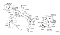 Тяга стабилизатора NISSAN 562615NA0B