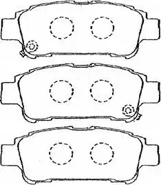 PAD KIT, DISC BRAKE A2N069 AISIN