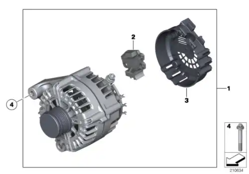генератор !230A \BMW 12 31 8 570 675