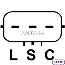  РЕГУЛЯТОР ГЕНЕРАТОРА RM9381A UTM
