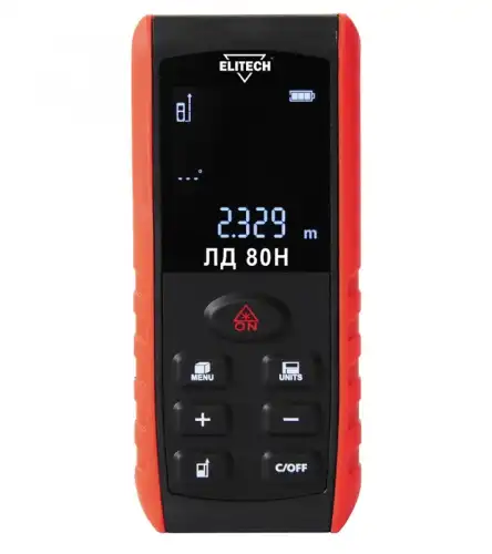 Лазерный дальномер Elitech ЛД 80Н