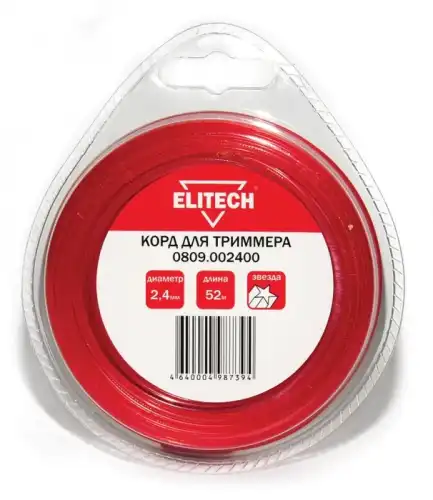 Леска для косы Elitech 0809.002400
