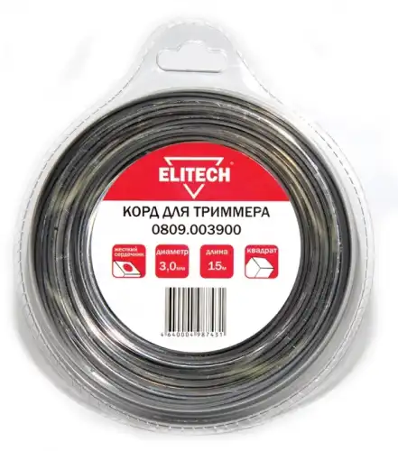 Леска для косы Elitech 0809.003900