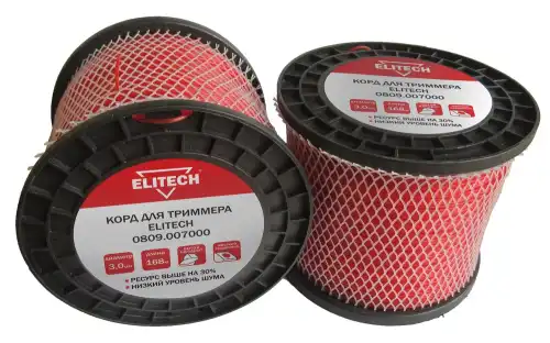 Леска для косы Elitech 0809.007000