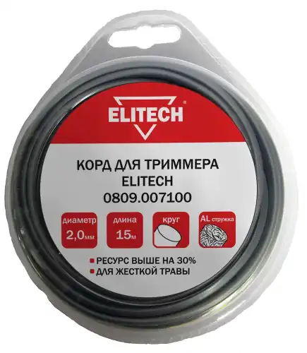 0809.007100 Леска для косы Elitech 0809.007100