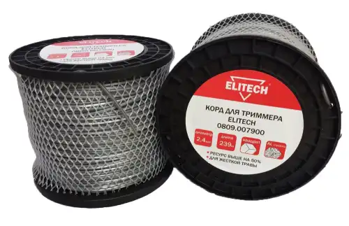 Леска для косы Elitech 0809.007900
