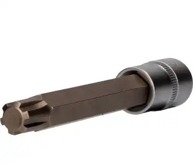 1/4' CHROME+Bit-Stecknuss innen6kant 9181439E KS TOOLS