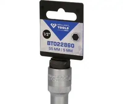1/4' Kraft-Stecknuss,kurz,6mm 5151542E KS TOOLS