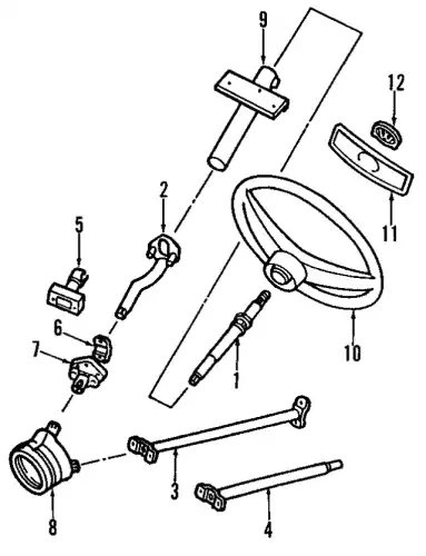 муфта рулевого вала VW 111415417 VAG