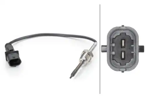 Sensor, Abgastemperatur 6PT014494021 HELLA