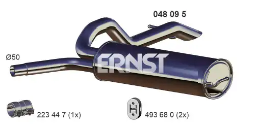 Глушитель 048095 ERNST