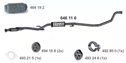 Глушитель 646116 ERNST