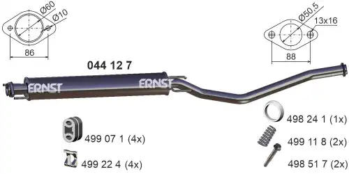 Глушитель 044127 ERNST