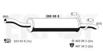 Глушитель 390088 ERNST