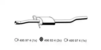 Глушитель 385091 ERNST