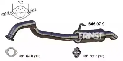 Глушитель 646079 ERNST