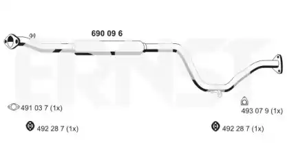 Глушитель 690096 ERNST