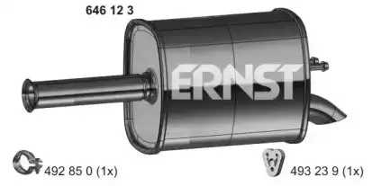 Глушитель 646123 ERNST