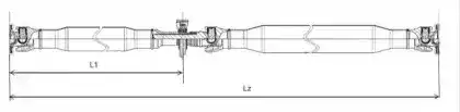 Вал 28225 GKN
