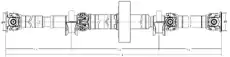 Вал 28039 GKN