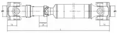 Вал 28018 GKN