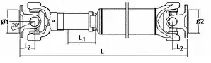Вал 28023 GKN