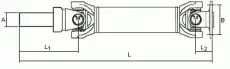 Вал 28045 GKN