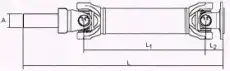 Вал 28017 GKN