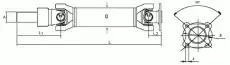 Вал 28044 GKN