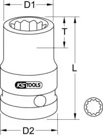 Вкладыш розетки 5151575 KS TOOLS