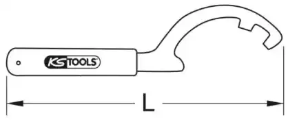 Ключ сцепления 9638206 KS TOOLS