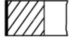 Комплект колец 009 76 N0 MAHLE