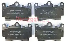 Тормозные колодки дисковые METZGER 1170191