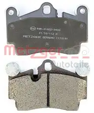 Тормозные колодки дисковые METZGER 1170191