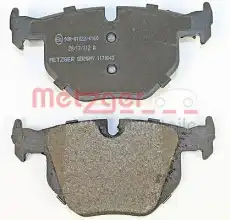 Тормозные колодки дисковые METZGER 1170843