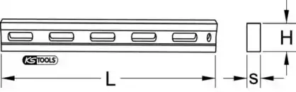 Линейка 1521090 KS TOOLS