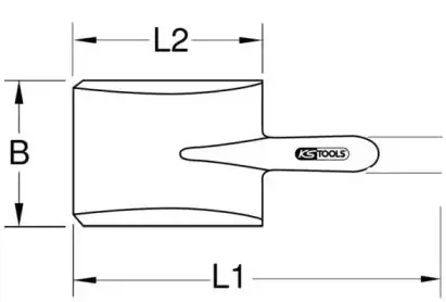 Лопата 9639637 KS TOOLS