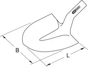 Лопата 1440802 KS TOOLS