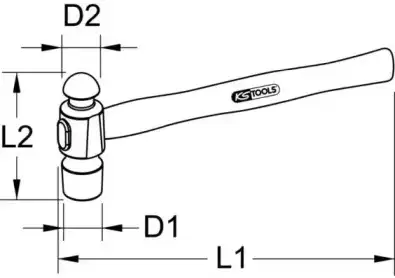 Молоток 1421532 KS TOOLS