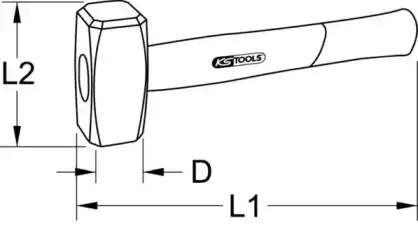 Молоток 1425100 KS TOOLS