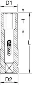 Насадка торцового ключа 5150994 KS TOOLS