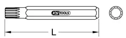 Насадка-бит 9753005 KS TOOLS