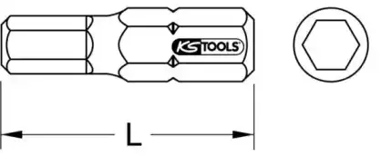 Насадка-бит 9115126 KS TOOLS