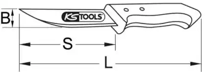 Нож 9629030 KS TOOLS