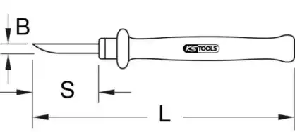 Нож 1171393 KS TOOLS