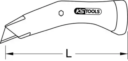 Нож 9072160 KS TOOLS