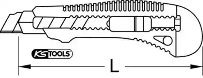 Нож 9072157 KS TOOLS