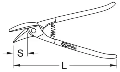 Ножницы 1180146 KS TOOLS