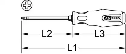 Отвертка 1511101 KS TOOLS