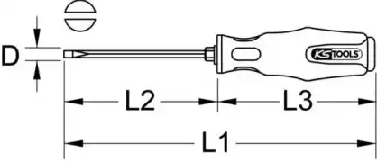 Отвертка 1531002 KS TOOLS